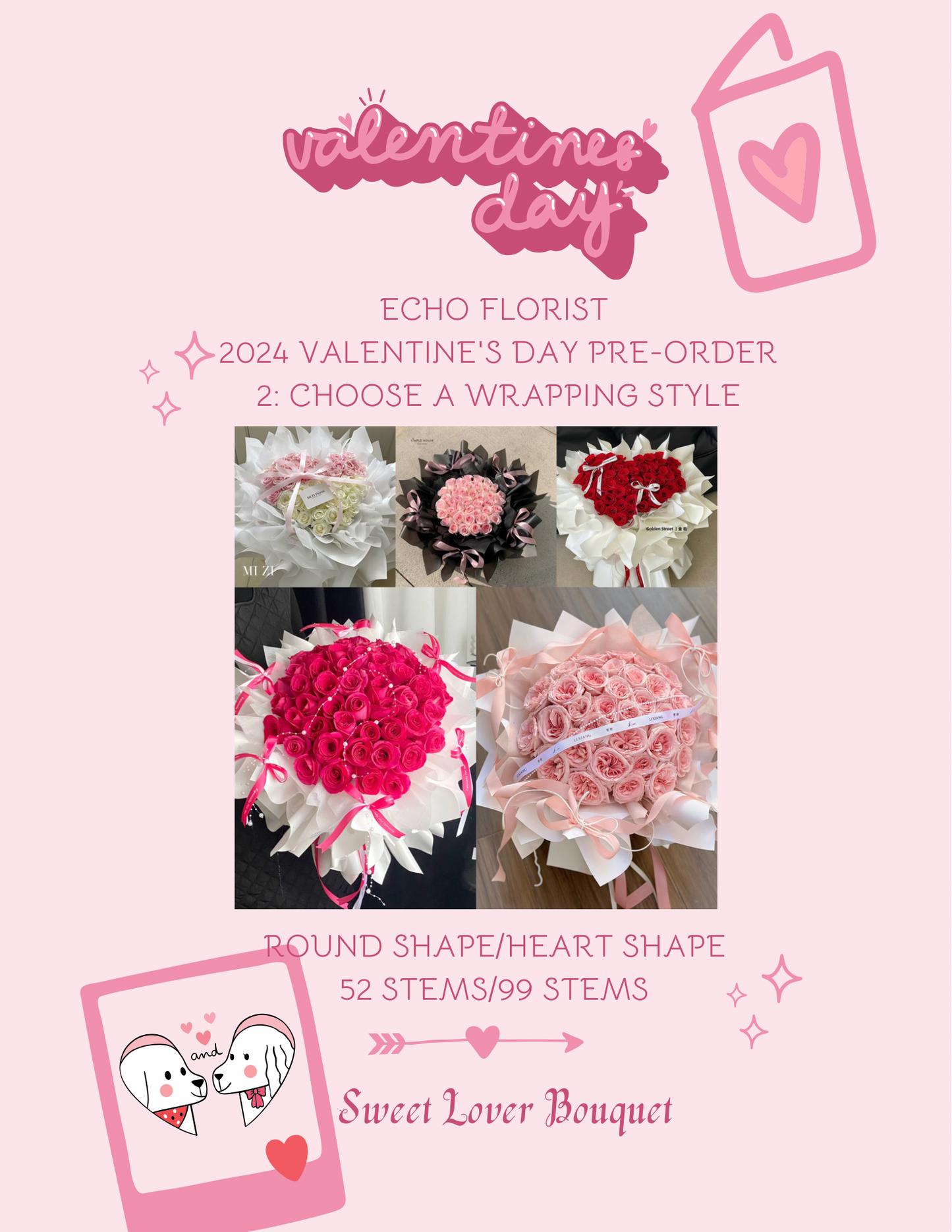 Sweet Lover Bouquet芭蕾风花束