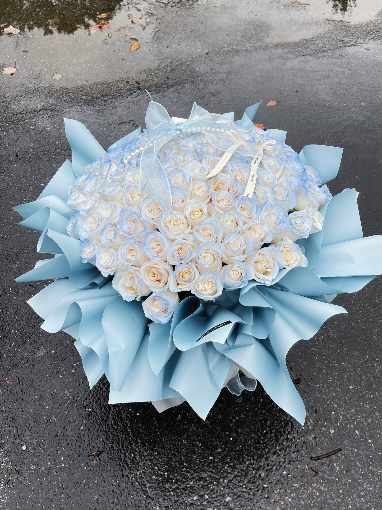 99枝巨型玫瑰花束